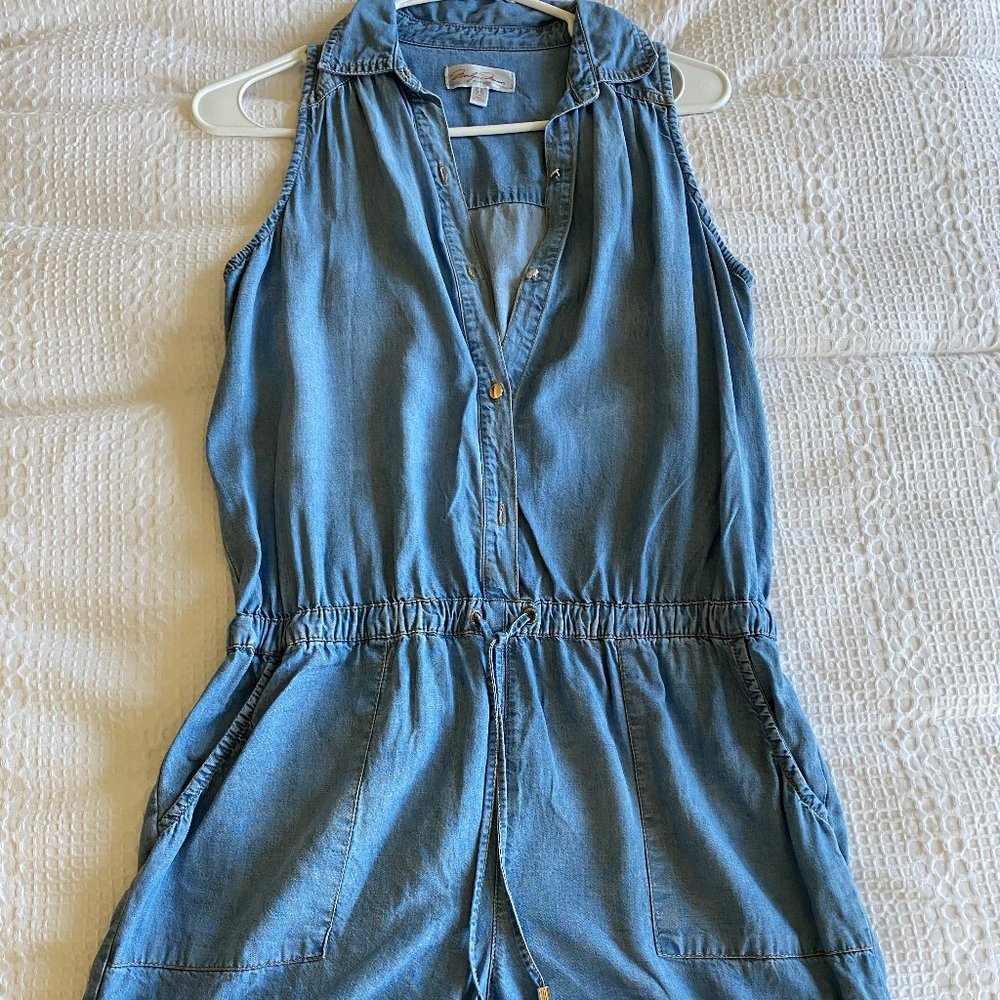 Denim Romper